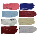 Keiser, Snead, Ford & Five (5) other Masters Champions Signed Golf Gloves JSA ALOA