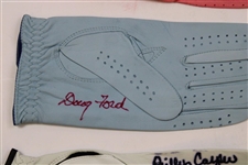 Keiser, Snead, Ford & Five (5) other Masters Champions Signed Golf Gloves JSA ALOA