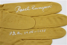 Runyan, Rosburg, Nichols & Five (5) other PGA Championship Winners Signed Gloves JSA ALOA