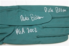 Runyan, Rosburg, Nichols & Five (5) other PGA Championship Winners Signed Gloves JSA ALOA