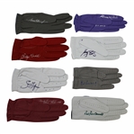 Finsterwald, Dufner, Rosburg & Five (5) other PGA Championship Winners Signed Gloves JSA ALOA