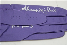 Finsterwald, Dufner, Rosburg & Five (5) other PGA Championship Winners Signed Gloves JSA ALOA