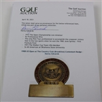 1988 US Open at The Country Club (Brookline) Contestant Badge - Danny Edwards