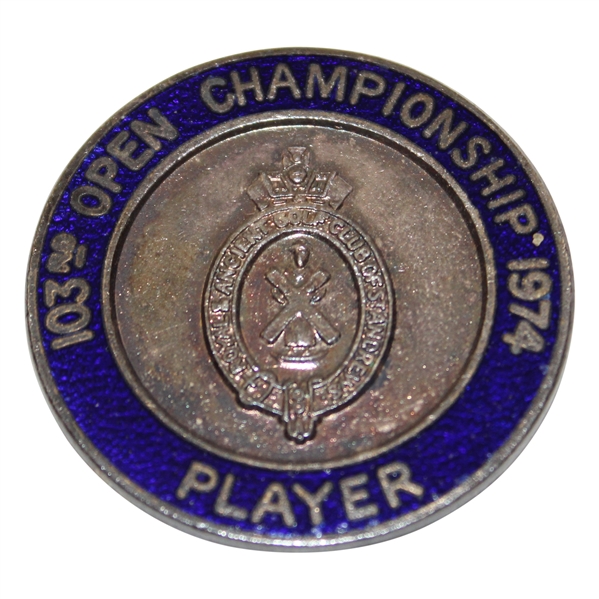 1974 The Open at Royal Lytham & St. Annes Contestant Badge - Danny Edwards