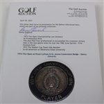 1974 The Open at Royal Lytham & St. Annes Contestant Badge - Danny Edwards