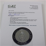 1986 The Open at Turnberry Contestant Badge - Danny Edwards