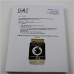 1978 PGA Championship at Oakmont CC Contestant Badge/Clip - Danny Edwards