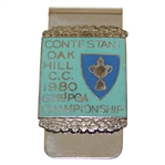 1980 PGA Championship at Oak Hill CC Contestant Badge/Clip - Danny Edwards