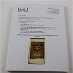 1985 PGA Championship at Cherry Hills Contestant Badge/Clip - Danny Edwards