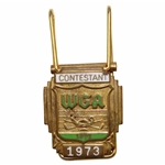 1973 Western Golf Assoc. (WGA) at Midlothian CC Contestant Badge/Clip - Danny Edwards