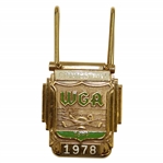 1978 Western Golf Assoc. (WGA) at Butler National GC Contestant Badge/Clip - Danny Edwards