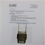 1987 Western Golf Assoc. (WGA) at Butler National GC Contestant Badge/Clip - Danny Edwards