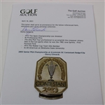 2003 Senior PGA Championship at Aronimink GC Contestant Badge/Clip - Danny Edwards