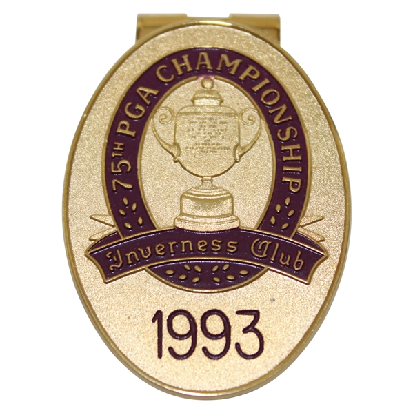 1993 PGA Championship at Inverness Commemorative Money Clip