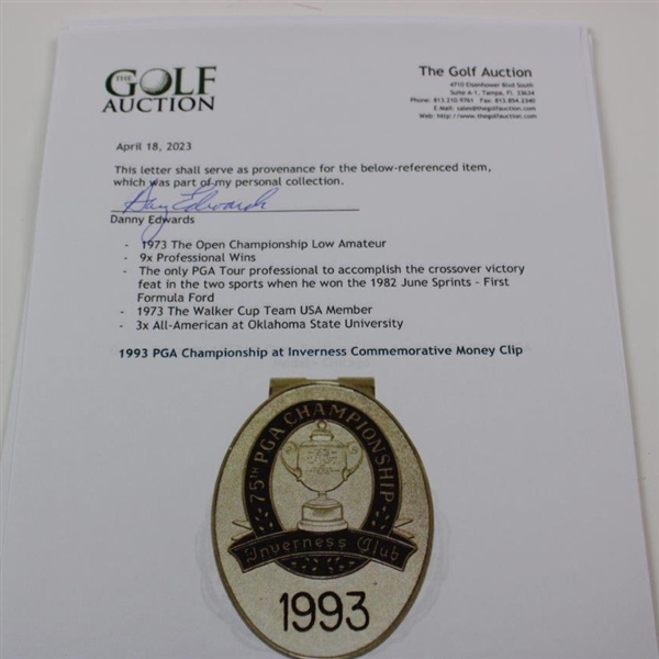 1993 PGA Championship at Inverness Commemorative Money Clip