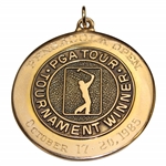 Champion Danny Edwards 1985 Pensacola Open PGA Tour 10k Gold Winners Medal