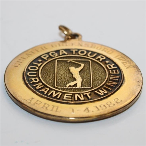 Champion Danny Edwards' 1982 Greater Greensboro Open PGA Tour 10k Gold Winner's Medal