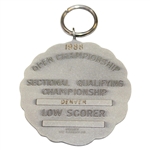 Danny Edwards' 1988 US Open Sectional Low Scorer USGA Sterling Medal - Denver