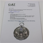 Danny Edwards' 1974 US Amateur Sectional Low Scorer USGA Sterling Medal - Tulsa