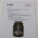 Danny Edwards' 1972 North & South at Pinehurst Amateur Championship Winner's Badge/Clip