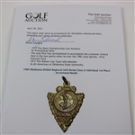 1969 Oklahoma OHSAA Regional Golf Medal Class A Individual 1st Place Arrowhead Medal