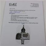 1968 Oklahoma OHSAA State Golf Medal Class A 2-Ball 2nd Place Chief Medal