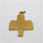 1968 Oklahoma OHSAA State Golf Medal Class A Boys 2-Ball 1st Place Chief Medal