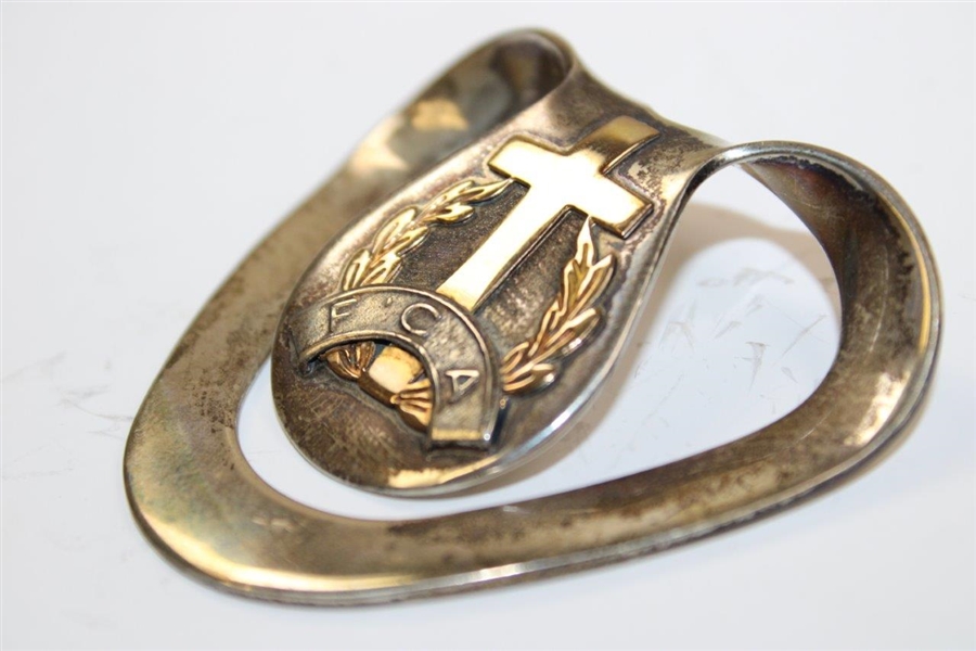 Danny Edwards's Personal FCA (Fellowship of Christian Athletes) 14k Badge/Clip