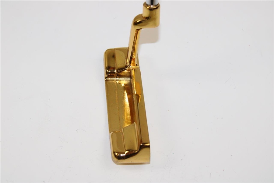 Champion Danny Edwards' Gold Plated PING Putter for 1981 Taiheyo Club Masters Win