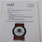 Champion Danny Edwards' 1972 North & South Amateur Championship Contestant Badge/Clip
