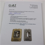 Danny Edwards' Personal 1989 & 1990 PGA Tour Member Money Clips/Badges