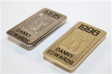 Danny Edwards' Personal 1995 & 1996 PGA Tour Member Money Clips/Badges