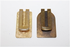 Danny Edwards' Personal 2001 & 2002 PGA Tour Member Money Clips/Badges