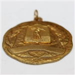 Danny Edwards' Unmarked Pre-Swing Golfer Medallion - Undated