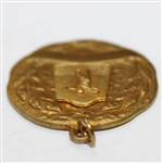 Danny Edwards' Unmarked Pre-Swing Golfer Medallion - Undated