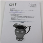1970 O.S.G.A. Third Amateur Sterling Silver Pitcher Won by Danny Edwards