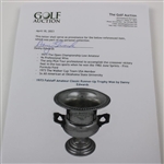 1973 Falstaff Amateur Classic Runner-Up Trophy Won by Danny Edwards