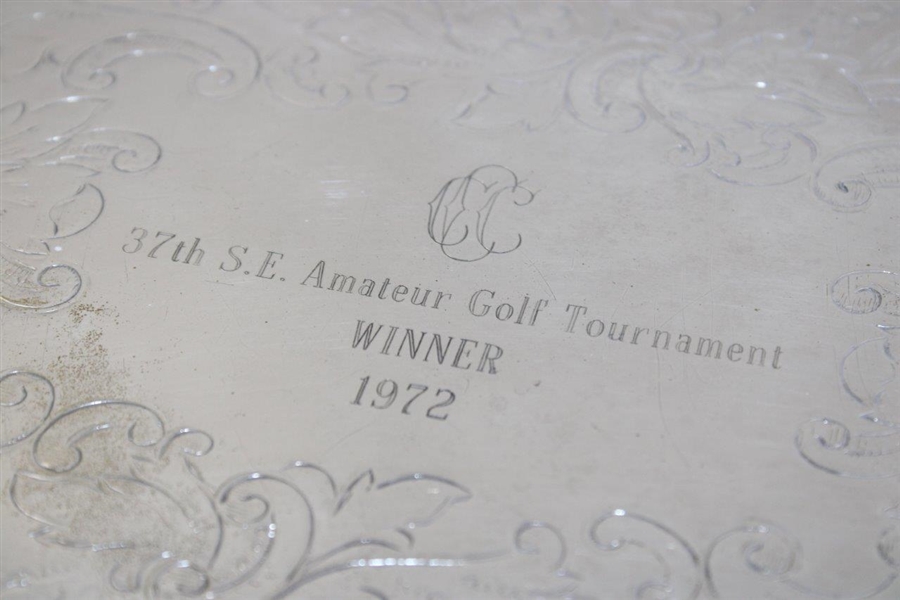 1972 Southeastern Amateur Golf Tournament Columbus CC Winner's Trophy Danny Edwards