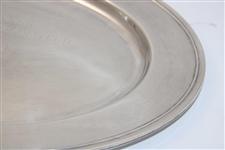 1972 North & South Amateur Championship Sterling Silver Trophy Tray Won by Danny Edwards