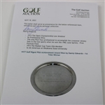 1977 Golf Digest PGA Achievement Award Won by Danny Edwards - 1st Time Winner