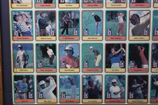 Complete Full Uncut Signed Ltd Ed 1981 Donruss PGA Tour Golf Card Sheet w/ Both Nicklaus' - Danny Edwards Collection JSA ALOA