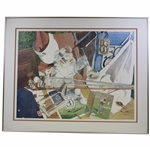 Augusta National GC & The Masters Calamity & Company Ltd Ed Lithograph Signed by Artist - Framed