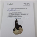 42nd Crosby Decanter with Seal on Rock - Missing Golf Ball - Danny Edwards Collection