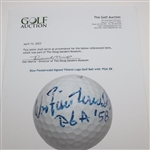 Dow Finsterwald Signed Titleist Logo Golf Ball with 'PGA 58' JSA ALOA