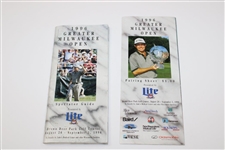 1996 Greater Milwaukee Open Saturday Pairing Sheet & Spectator Guide
