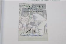 Augusta National Caddy Carl Jackson Signed Two Roads To Augusta Book JSA ALOA