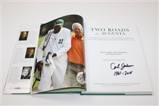 Augusta National Caddy Carl Jackson Signed Two Roads To Augusta Book JSA ALOA