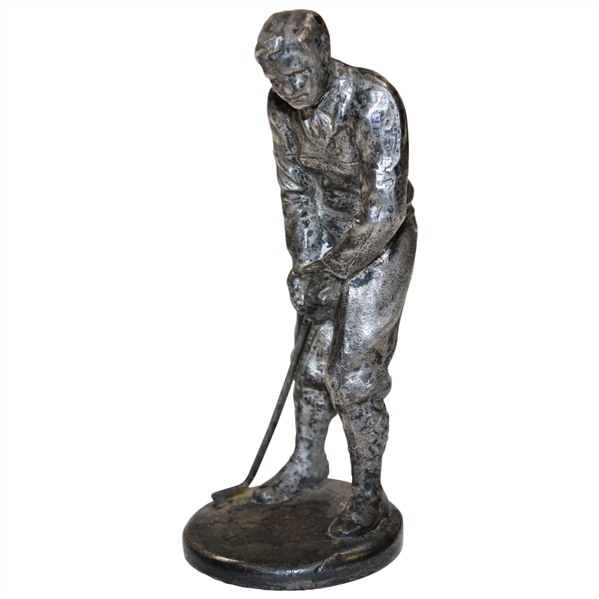 Golfer Putting Mini Statue 
