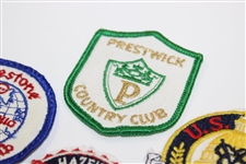 Lot Of 5 Assorted Golf Badges