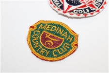 Lot Of 5 Assorted Golf Badges